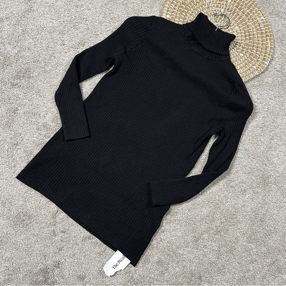 Louis Vuitton Uniform Women’s Turtleneck Sweater Longsleeve Classic in Black L - Picture 1 of 13